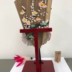 不二家 ペコちゃん 羽子板 吉徳大光作 10号 飾り台付きの画像