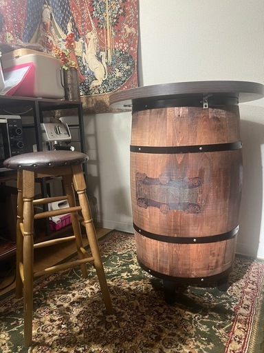 DIYバレルテーブル（ハリーポッター風）