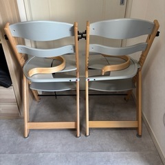 【coromo】キッズチェア　ベビーチェア2台（2つ合わせてお引き取りで割引）の画像