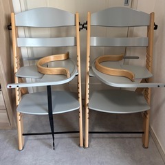 【coromo】キッズチェア　ベビーチェア2台（2つ合わせてお引き取りで割引）の画像