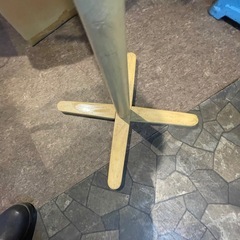 【引き取り限定】中古品　木製ポールハンガー　の画像
