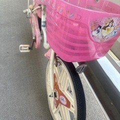 プリンセス子供自転車【パンクあり】の画像