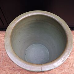 中国陶器 唐物 雲龍 カメ ツボ 壺 特大 金魚鉢 鉢 睡蓮鉢 容器 詳細不明の画像