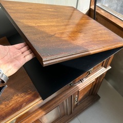 ヴィンテージ家具カウンター収納の画像