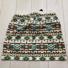  【coen】フリーススカートの画像