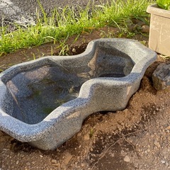 みかげ調　プラ池　中古品　汚れ有りの画像