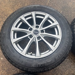 205/60R16スタッドレスタイヤ アルミ付き4本セット 冬用の画像