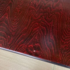 座卓120サイズ☆ガラスカバー付☆の画像