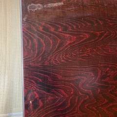 座卓120サイズ☆ガラスカバー付☆の画像