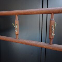 昭和 レトロ 和風 古民具 漆塗り 衣桁 衣紋掛け 古道具 和家具 着物 掛け ②-の画像