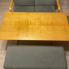 【美品】『手渡限定』リビングでもダイニングでもつかえるテーブル&...