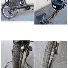 {受付中}🔴⭐️超特価⭐🔴電動自転車 ブリヂストン 20インチ 子供乗せ アシスト 中古 112803の画像