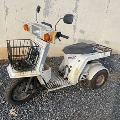 一旦受付終了TD01 ジャイロX 2スト 未整備 現状 低走行 書類付き 純正キーの画像