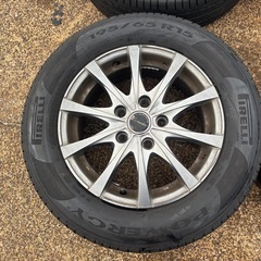 195/65R15 夏タイヤ アルミ付き4本セットの画像