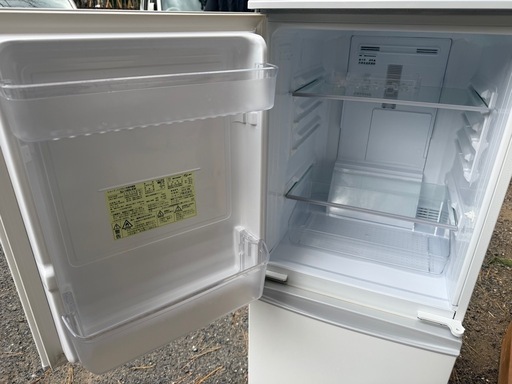 シャープ ノンフロン冷凍冷蔵庫 SJ-14E6-KW 