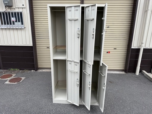 コクヨ　KOKUYO　6人用ロッカー　オフィス家具　鍵付き　W９００ｘD５１５ｘH１７９０ｍｍ