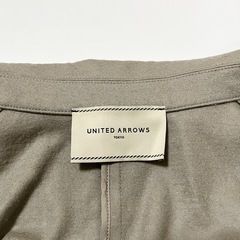 【美品／定価4万円】ユナイテッドアローズ　ウール100% ロングコート グレージュの画像