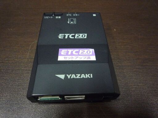 ① ジャンク品 動作不明 ETC車載器 旧規格 YAZAKI ヤザキ ETC-YP200