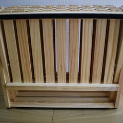 木製折り畳みシェルフ4段の画像