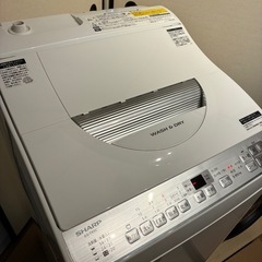 [セット品] SHARP 洗濯乾燥機5.5kg & 衣類乾燥機 3kgの画像