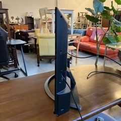 K2512-033 SHARP AQUA 液晶カラーテレビ 4T-C40AJ1 Android TV 4K 40インチ 2018年製 リモコン欠品 通電確認済み キズ汚れ有り の画像