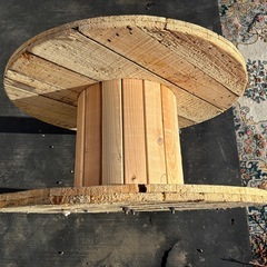 ★木製ドラム【Φ79×H40】 ガーデニング BBQ テーブル ケーブルドラム 電線ドラムの画像