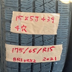 スタッドレスタイヤホイールセット！激安セットです。の画像