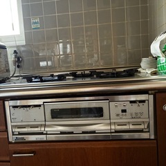 Rinnai 幅広75cm ビルトインガスコンロ 3バーナー リンナイの画像