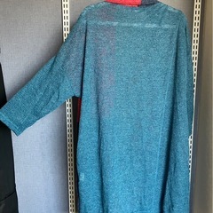 Rupua 鮮やか カラーブロック ロングカーディガン M～Lの画像