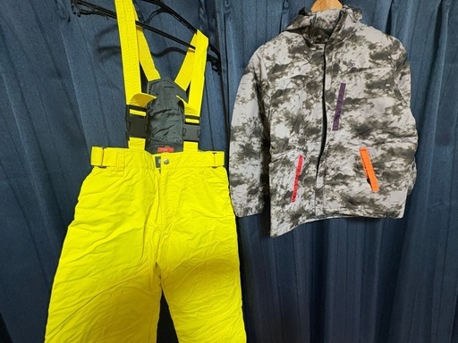 OCEAN PACIFIC KID'S WEAR スキー スノボウェア 上下セット イエロー
