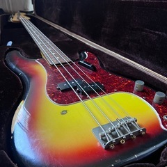 Nashguitars PB-63 3Tone Sunburst　handmade Made in USA プレジションベース プレベ レリック ヴィンテージ ハードケース付の画像