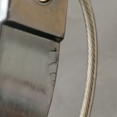 【ジャンク品、別利用、部品取り等で】タイヤ用ゴム製チェーンの画像