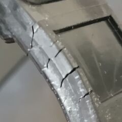 【ジャンク品、別利用、部品取り等で】タイヤ用ゴム製チェーンの画像