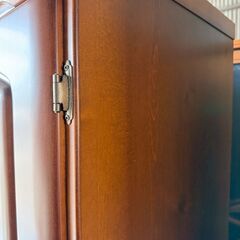 【お引取 限定】木製ワードローブ　ハンガーポール付　895×540×1830　ベビーダンス　＊048-Hの画像