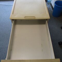 デスクワゴン 3段　テスク下サイドキャビネットの画像
