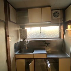 古いキッチン　マイセット　の画像