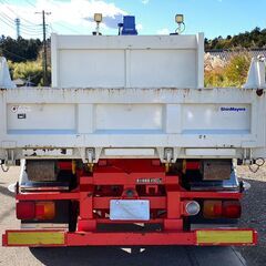 【X-0023】日野レンジャー FC6JJ 3段クレーン付アームロール H17 3段フックインラジコン 車検付 2t 4tコンテナ付 Wシリンダーの画像