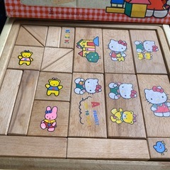 ⭐️12は毎日営業中⭐️平成レトロ キティちゃん積み木 ※箱ダメージ有の画像
