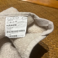 used 生活感の出にくい色！バスタオル、IKEAの分厚い大判ハンドタオルなどの画像