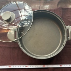 SANYO サンヨー専用鍋付 IH調理器 IC-SP1 ホワイト 鍋 煮物 蒸し物 調理器具 調理家電の画像