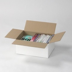 ダンボール80サイズ白の画像