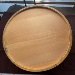 木製大型　寿司桶　蓋付き　はんぎりの画像