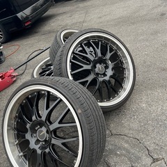 アネーロ 22インチ タイヤバリ溝の画像