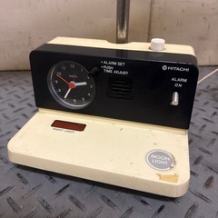 東○495  レトロ 卓上ライト 蛍光灯卓上スタンド 時計付き ムーンライト5011 A形  昭和レトロ アンティーク ヴィンテージの画像