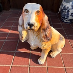 犬の置物の画像