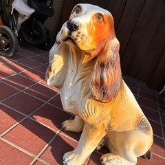 犬の置物の画像