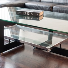 ガラスセンターテーブル・コーヒーテーブルの画像