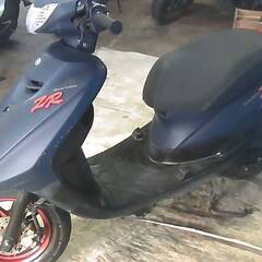 YAMAHA JOG ZR-4 ジョグ 紺 エンジン始動動画 自賠責保険で乗れます 半額配送キャンペーン 現状渡し諸経費￥0- 横浜 P-Yardの画像