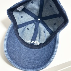 EVERY 韓国 デニムキャップ ブルー 新品未使用 me刺繍 青色の画像