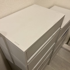 無印良品 収納ケース（引き出し）大型セット✨無料でお譲りしますの画像